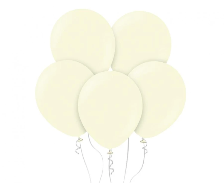 Balony 18" Macaron Pale Yellow , 25 szt.