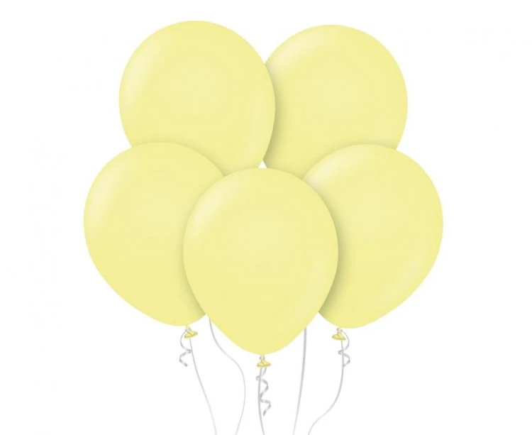 Balony 18" Macaron Yellow , 25 szt.
