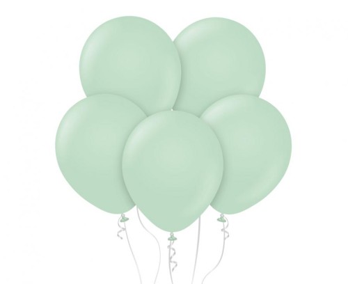 Balony 18" Macaron Green , 25 szt.