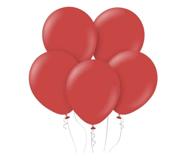 Balony 18" Standard Deep Red , 25 szt.