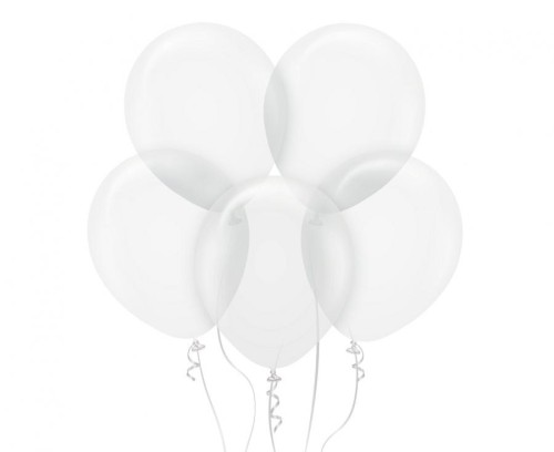 Balony 18" Standard Transparent , 25 szt.