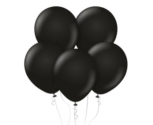 Balony 18" Standard Black , 25 szt.