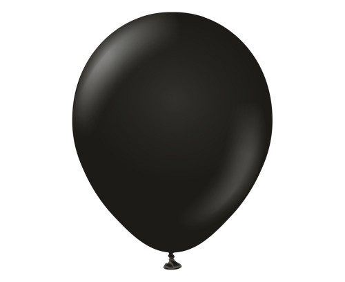 Balony 18" Standard Black , 25 szt.