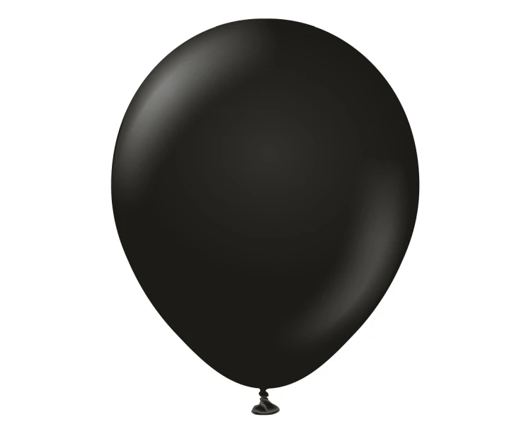 Balony 18" Standard Black , 25 szt.