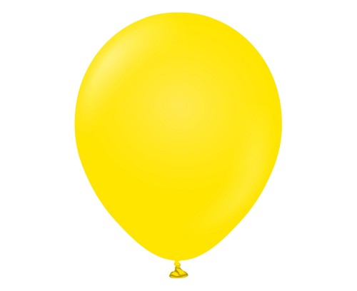 Balony 18" Standard Yellow , 25 szt.