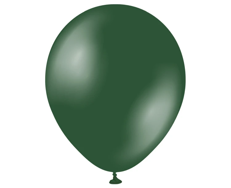 Balony Kalisan 18", metalik zielone, 50 szt.