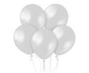 Balony 18" Metallic Silver , 25 szt.