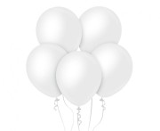Balony 18" Opaque Satin Snow White , 25 szt.
