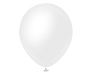 Balony 18" Opaque Satin Snow White , 25 szt.