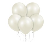 Balony Kalisan 18", aura kość słoniowa, 25 szt.