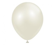 Balony Kalisan 12", aura kość słoniowa, 50 szt.