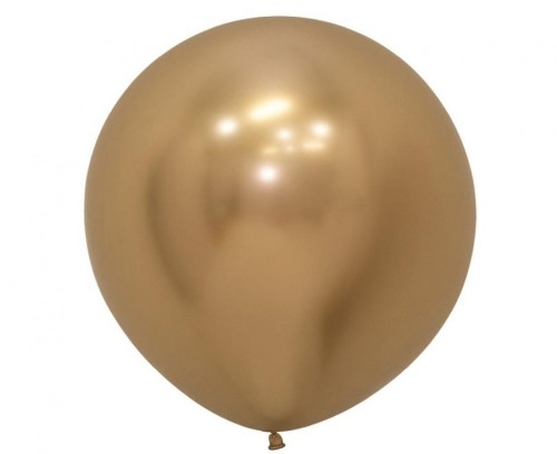 Balony Sempertex 24", Chromowane Złote, 3 szt.