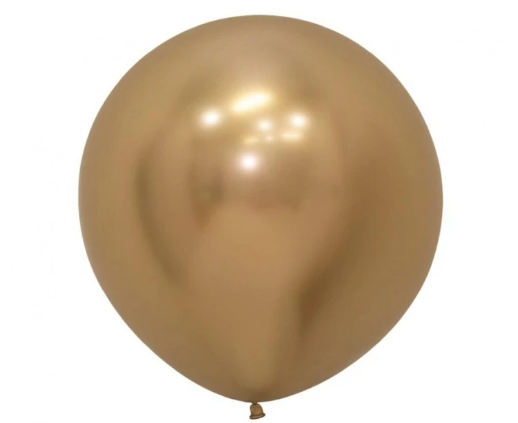 Balony Sempertex 24", Chromowane Złote, 3 szt.