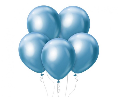 Balony 12" Mirror Blue , 50 szt.