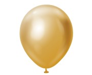 Balony 12" Mirror Gold , 50 szt.