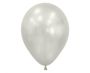 Balony Sempertex 12", Silk, Białe, 50 szt.