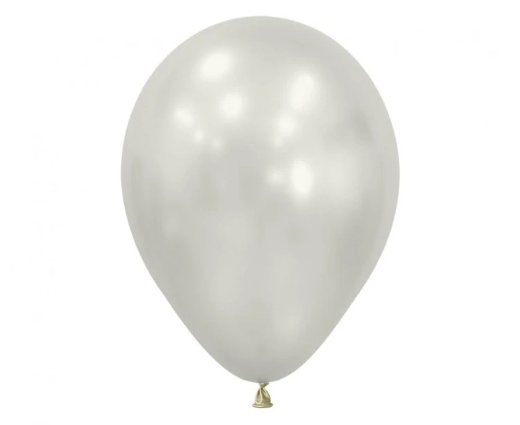 Balony Sempertex 12", Silk, Białe, 50 szt.