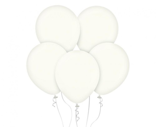 Balony 18" Retro White , 25 szt.