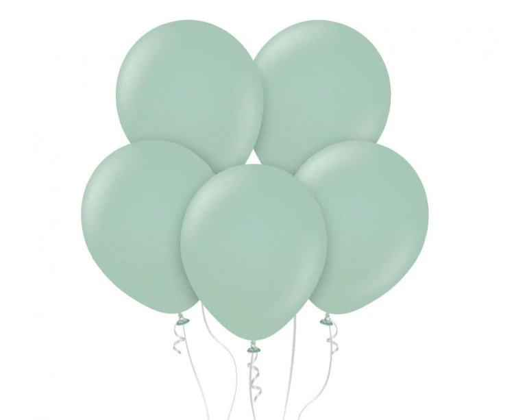 Balony 18" Retro Winter Green , 25 szt.