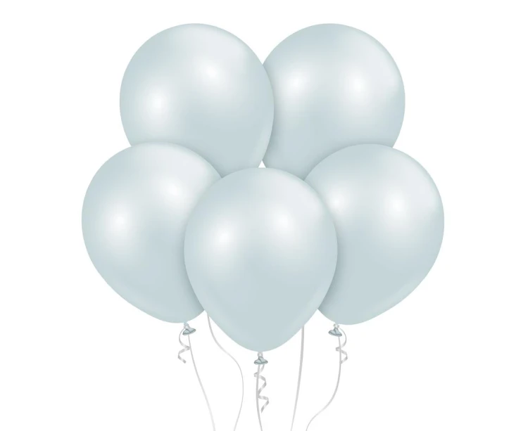 Balony Kalisan 18", aura lodowy błękit, 25 szt.