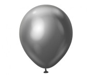 Balony Kalisan 18", mirror grafitowe, 25 szt.