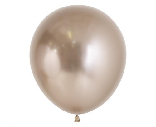 Balony Sempertex 18", Chromowane Szampańskie, 15 szt.