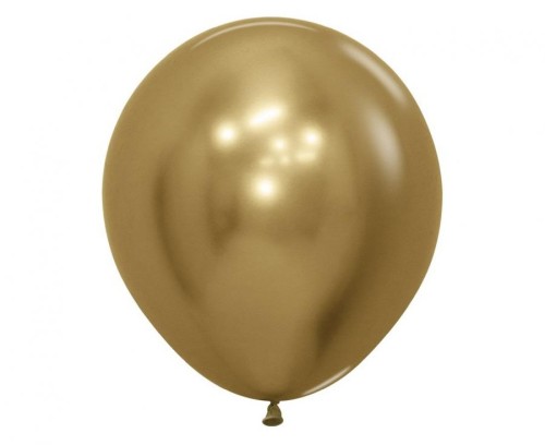 Balony Sempertex 18", Chromowane Złote, 15 szt.