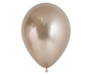 Balony Sempertex 12", Chromowane Szampańskie, 50 szt.