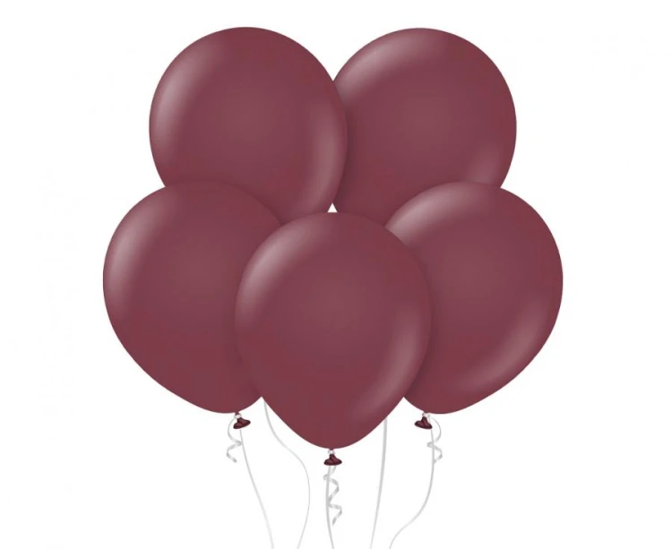 Balony 12" Standard Burgundy , 100 szt.