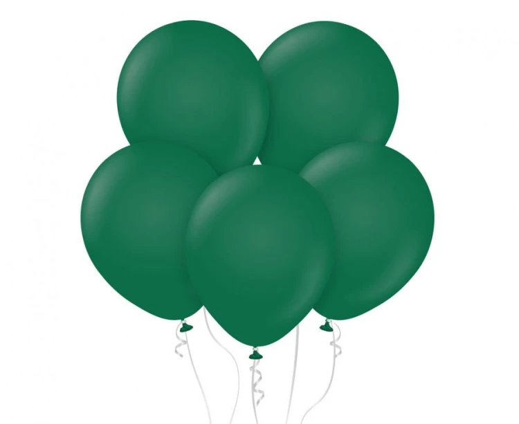 Balony 12" Standard Dark Green , 100 szt.