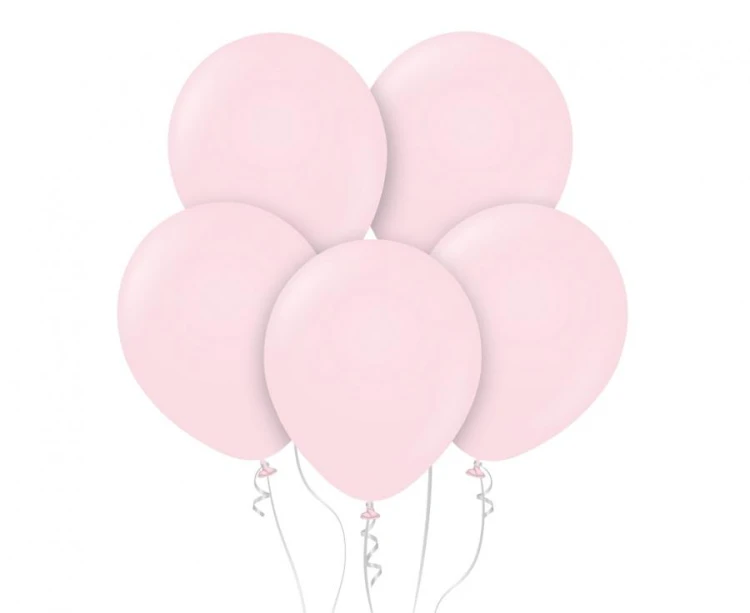 Balony 12" Standard Light Pink , 100 szt.