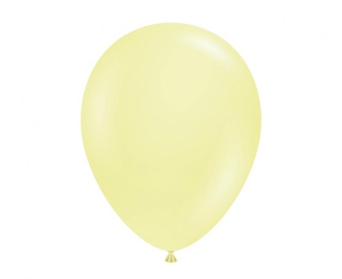 Balony Tuftex 11", pastel cytrynowe, 100 szt.