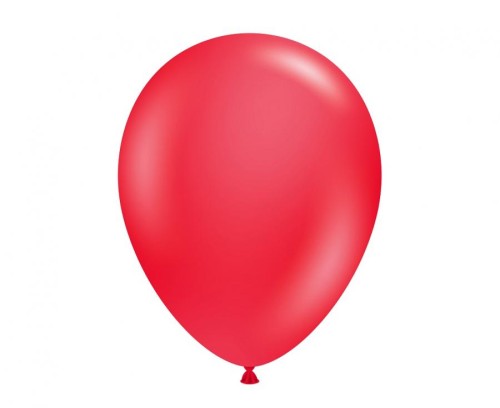Balony Tuftex 11", pastel czerwone, 100 szt.