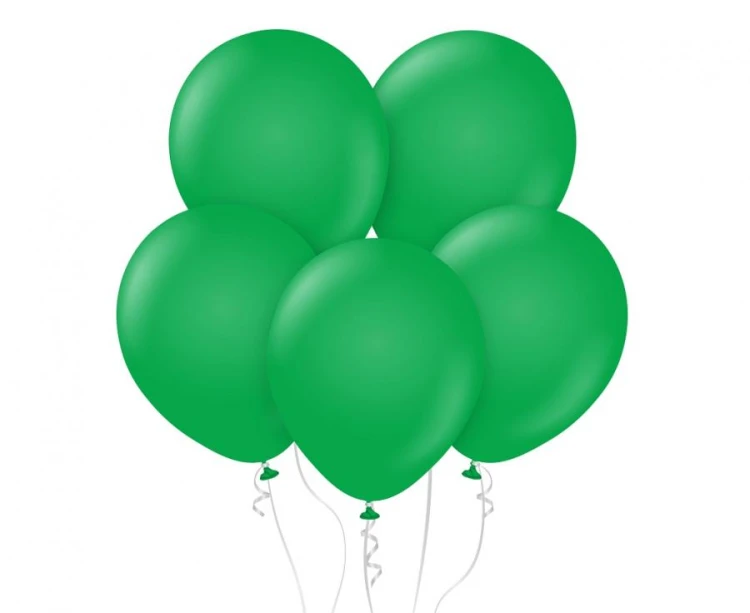 Balony 12" Standard Green , 100 szt.