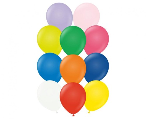 Balony 12" Standard Assorted , 100 szt.