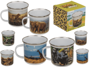 Kubek emaliowany Safari - Kubek podróżnika ze zwierzętami 350ml  (1).png