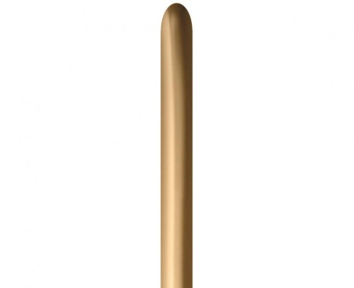 Balony Sempertex 260, Do Modelowania, Złote, 50 szt.
