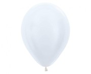 Balony Sempertex 12", Perłowobiałe, 50 szt.