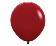 Balony Sempertex 18", Burgundowe, 25 szt.