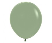 Balony Sempertex 18", Zielony Eukaliptus, 25 szt.