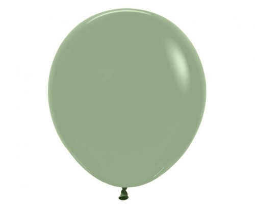 Balony Sempertex 18", Zielony Eukaliptus, 25 szt.