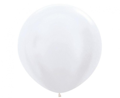 Balony Sempertex 24", Perłowobiałe, 3 szt.