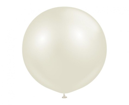 Balony Kalisan 24", aura kość słoniowa, 2 szt.
