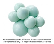 Balony Tuftex 17", pastel miętowe, 25 szt.