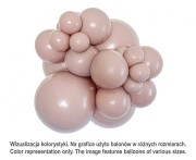 Balony Tuftex 17", pastel kaszmirowe, 25 szt.
