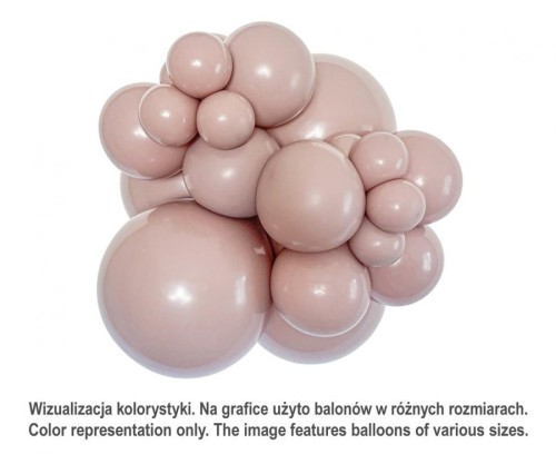 Balony Tuftex 17", pastel kaszmirowe, 25 szt.