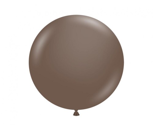 Balony Tuftex 17", pastel czekoladowe, 25 szt.