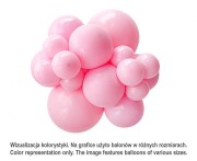 Balony Tuftex 17", pastel baby pink, 25 szt.