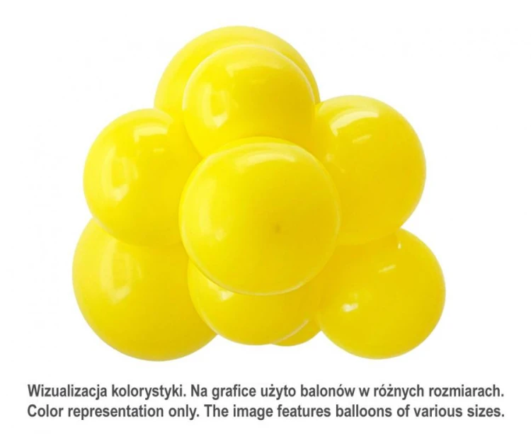 Balony Tuftex 17", pastel żółte, 25 szt.