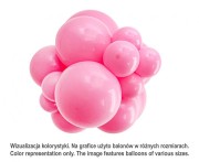Balony Tuftex 17", pastel różowe, 25 szt.